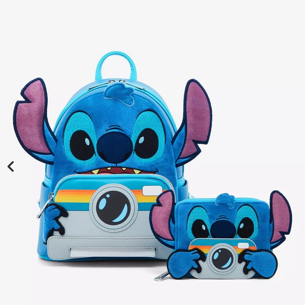 Loungefly Disney Lilo & Stitch Figural Stitch with Camera set